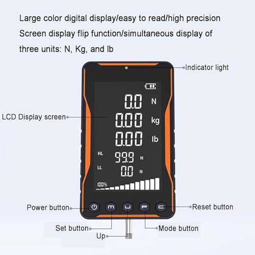 Jauge de force numérique push pull et testeur de compression portable - 4