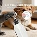 Silent Groom pro Nail Grinder, 2026 New Nail Grinder with 3 Adjustable Speeds & Led Light, Painless Paws Grooming for Small Medium Large Dogs & Cats (1+2*Replacement Head)