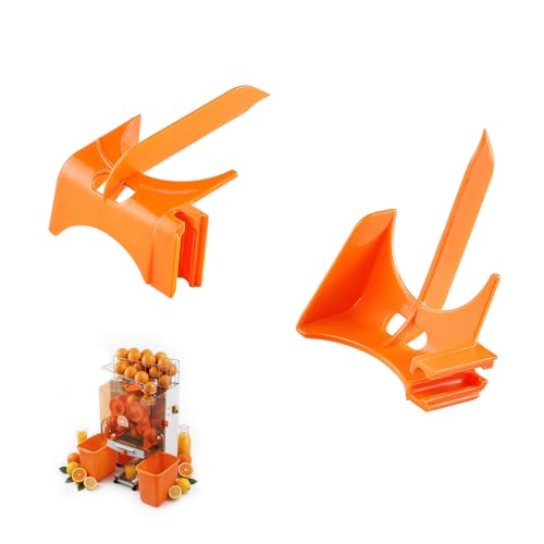 VEVOR Repuestos de Pelador para Exprimidor de Naranjas 2 Piezas Plástico, Compatible con Máquina Exprimidora Eléctrica de Naranjas VEVOR Serie NS2000E, Bordes Lisos, Para Naranjas, Limones, Pomelos