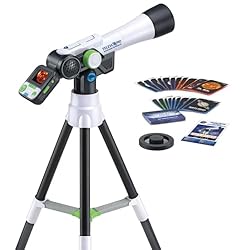 VTech - Telescopio Multimedia Aventuras espaciales...: ✅ CONTENIDO EN ESPAÑOL. Juguete científico ideal para niños a partir de 7 años. Descubre las estrellas, explora el universo y aprende con +200 imágenes y vídeos reales de la NASA y la Agencia Espacial Europea. OBSERVA EL ESPACIO EN UNA PANTALLA A COL...
