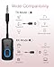 LOFICOPER Bluetooth 5.3 Transmitter Receiver, Airplane Headphone Adapter, Aux Bluetooth Adapter with Hands-Free Call, for Car, Travel Flight, Home Stereo, Wired Headphones, Speakers, TV
