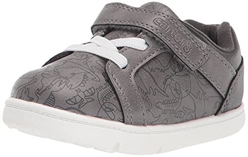 Carter's Every Step Baby Boys Asher Sneaker, Grey, 2.5 Infant