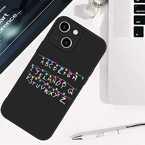 Iruncool Fit For Iphone 13 Case (6.1 Inches) Soft Tpu Full Camera Protection Cases With Customized Pattern Printed (25-Stranger-Coloured-Lights) #TOP4