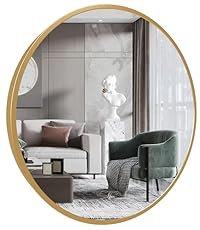 Marctani Espejo Redondo con Marco de Metal - Espej...