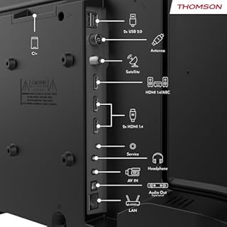 Thomson 24 Pollici (60cm) HD LED Smart TV, Wi-Fi, Controllo Vocale, HDR10, Dolby Audio, Triplo Sintonizzatore (Cavo/Satellite/Antenna), HDMI, USB, 1.5GB RAM, 8GB Flash – 24HT2S15