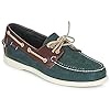 Sebago Men's Schooner Moccasins, Blue Navy-Dk Brown, 5.5 UK #1