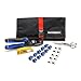 Platinum Tools 90175 Xpress Jack Punchdown Termination Kit with CAT5/6 Cable Jacket Stripper, Scissors, Jacks, and Carrying Case