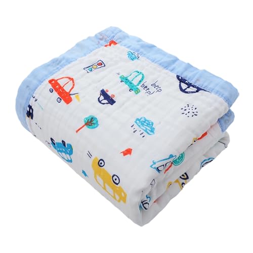 divuukyi Toalla de baño de gasa de algodón para bebé, 6 capas, manta suave y absorbente para recién nacidos, 2025