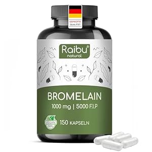 Raibu Bromelain 1000mg Kapseln 150 Stück