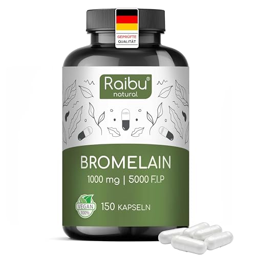 Raibu Bromelain 1000mg Kapseln 150 Stück