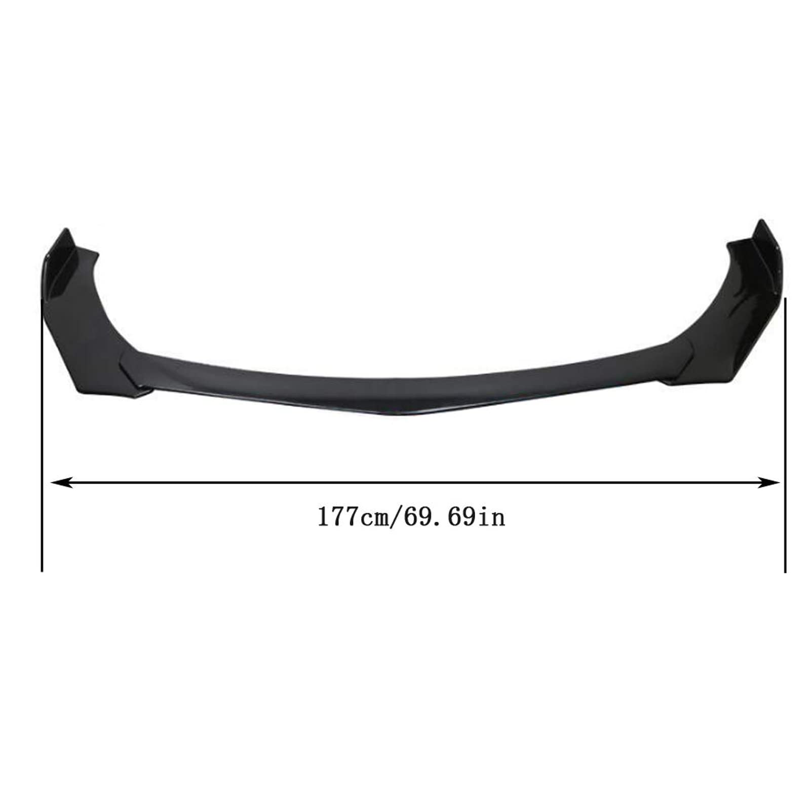 Parachoques Delantero Lip Splitte Body Kit Spoiler Glossy Black Universal Fits para para Powersports Body Kits Front Lip Kit le dará un Aspecto Deportivo sin