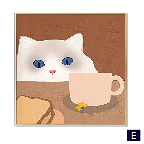 Affiche vase japonais abstrait noir 50x50cm impression moderne