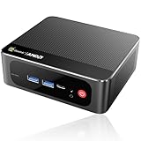 Beelink Mini PC SER5 Pro, AMD Ryzen 7 5825U (Up to 4.5GHz), 16GB DDR4 RAM 500GB SSD, Radeon 8CUs Graphics, WiFi 6/ BT5.2/ DP+USB-C+HDMI 4K Triple Display/ USB3.2/2.5G LAN Home/Office Desktop Computer