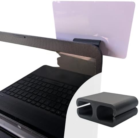 Laptop Police ID Holder Clip with Adhesive - Tactical ID Badge Ho...