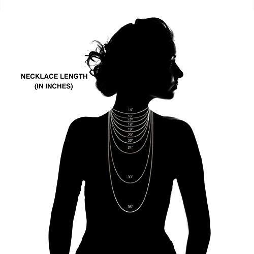 Rhodium Plated Sterling Silver 24 Inch Thin Adjustable Chain Italian Necklace for Women4