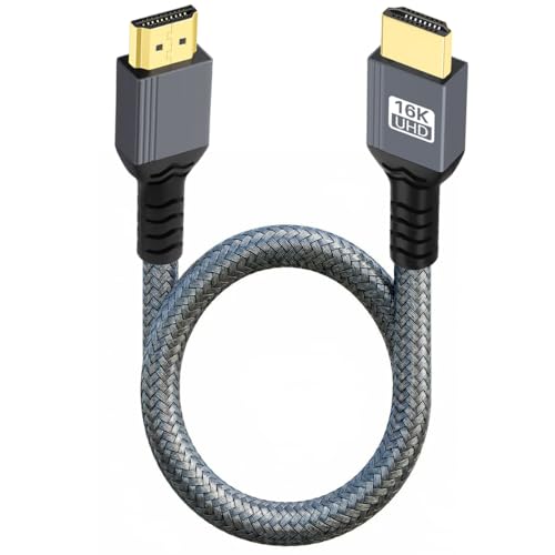 Cable HDMI de 16K compatible con proyector y monitor UHD a 96 Gbps 4