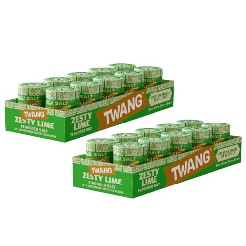 Twangerz Lime Seasoning Salt Snack Topping, 1.15-Ounce Shaker (Pack of 20)