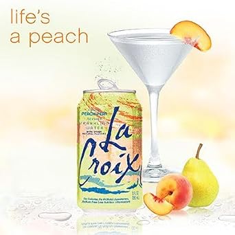 LA CROIX Peach Pear Sparkling Water 12 Pack, 12 FZ