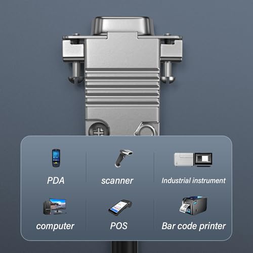 HapGlan PVC 9Pin RS232 Port Cable Male Female Converter Cord Extension Data Cable 9Pin Adapter Line 0.5m to 30m Long