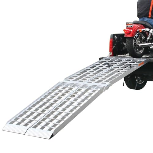 12' Motorcycle Loading Ramps, ATV, UTV, Black Widow
