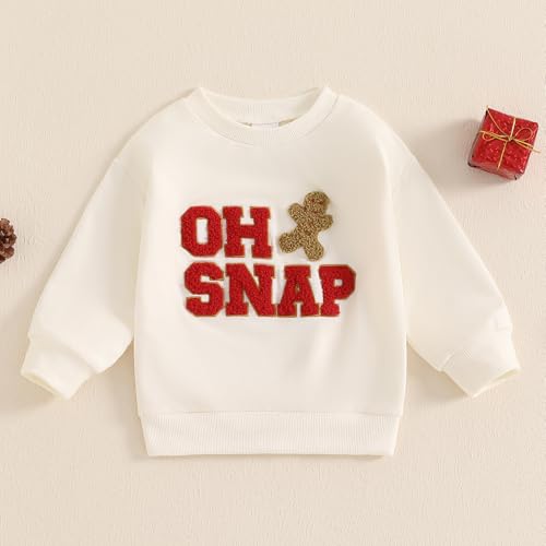 Toddler Boy Girl Christmas Outfit Christmas Cookie Tester Print Sweatshirt Xmas Snowman Sweater Shirt Fall Clothes2