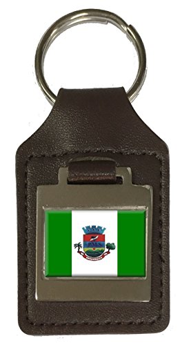 Porte-clés en cuir gravé Séopedica City pour organiser vos clés de maison avec style