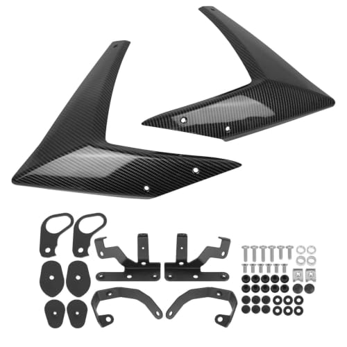 Ailerons Moto Carbon Fiber pour MT-09 2024-2025 : Look racing haut de gamme