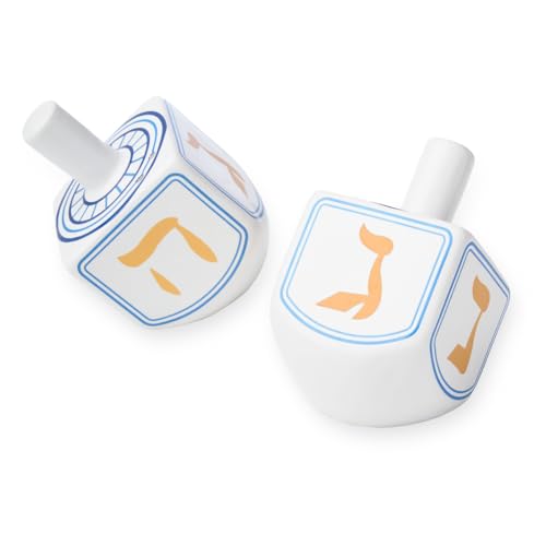 Godinger Salt and Pepper Set Hanukkah Dreidel...