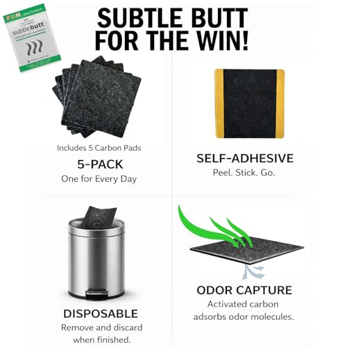 Subtle Butt patch charbon actif jetable contre les gaz et ballonnements - 3