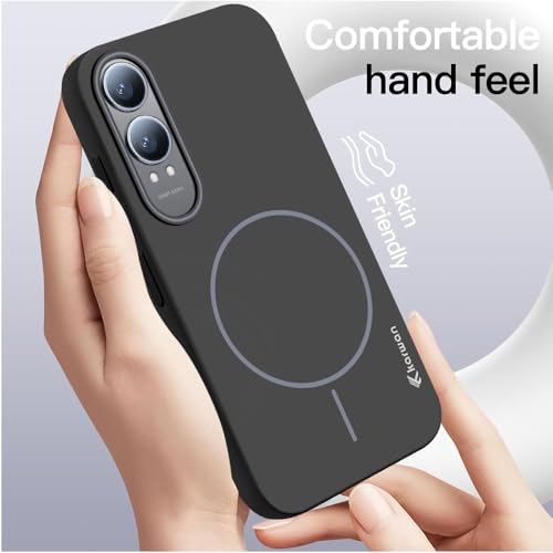 Image of KARWAN️Magnetic Ultra Slim-Fit Back Case Cover for Oneplus Nord CE4 Lite |Hard PC Case Cover| Ultra-Thin & Light Weight with [Ultra Premium Feel] Case for Oneplus Nord CE4 Lite(6.6 inch)(Black)