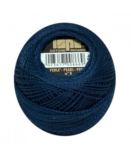 Fil coton perlé ISPE n°8 - 100% coton - 10 g - 82 m