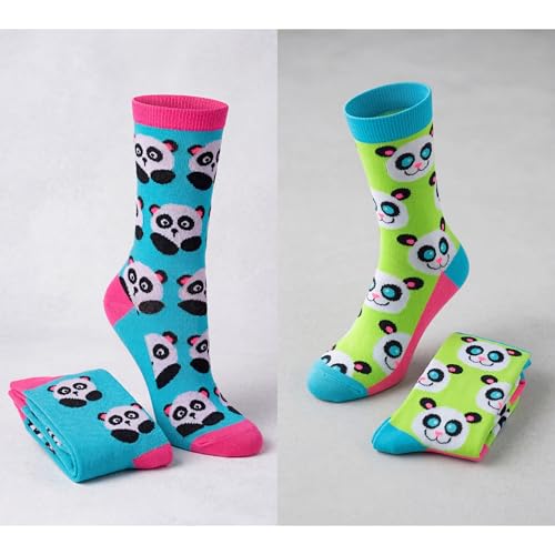 Image of Tipi Toe Women's Fun Patterned Dress Socks, 12-Pack Lightweight Colorful Crew Socks, Casual Novelty Assorted Designs