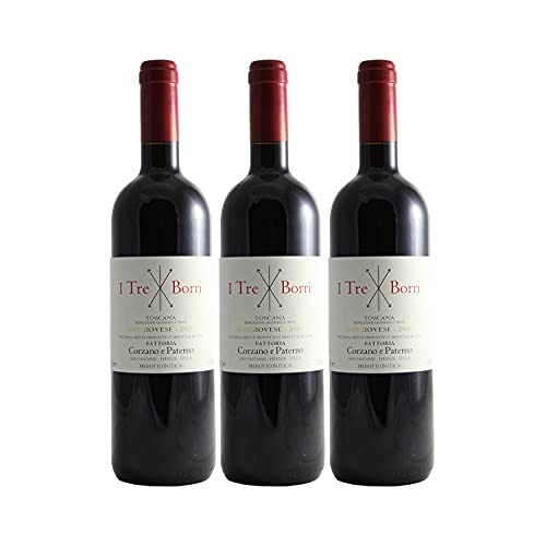 Toscane I Tre Borri Tinto 2016 – Sangiovese IGT – Fattoria Corzano e Paterno Toscane I Tre Borri Tinto 2016 – Sangiovese IGT – Fattoria Corzano e Paterno