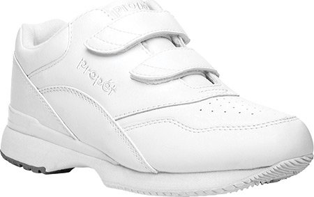 Propét Women's Tour Walker Strap II Sneaker,White,10.5 W (US Women's 10.5 D)