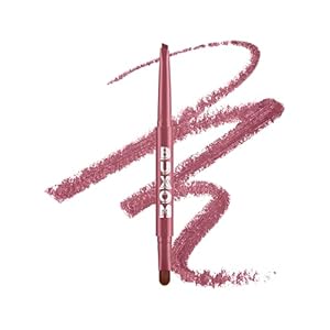 BUXOM Power Line Plumping Lip Liner, Long Lasting, Waterproof & Retractable Lip Pencil, Moisturizing Formula with Peptides & Vitamin E, Matte Finish, Cruelty-Free, No Sharpening Needed