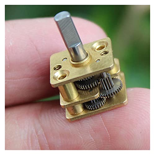 Motor de CC N20 con reductor de engranajes de metal para proyectos de bricolaje y robótica pack de 5