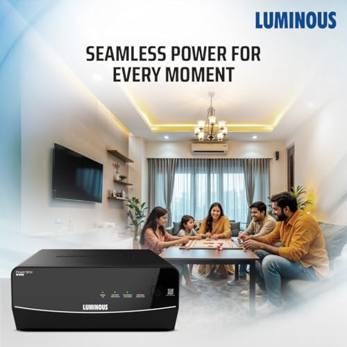 Image of Luminous Power Sine M 900 Sine Wave Inverter Ideal for Home,Office & Shops | 700VA Inverter | Reliable Power Backup | High Performance| Easy Installation | 36 Months Warranty