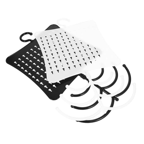 VALICLUD 2 piezas Organizador de Joyería de Pared Colgador Multifuncional para Collares Pendientes y Anillos Diseño Fácil de Instalar Soporte Resistente para Exhibición y Almacenamiento