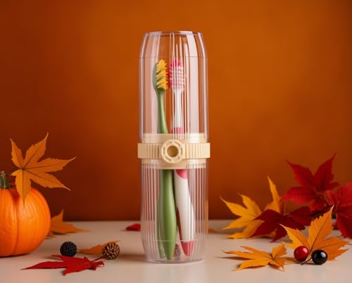 XMART INDIA Plastic Portable Transparent Toothbrush Cover Case Toothbrush Holder &...