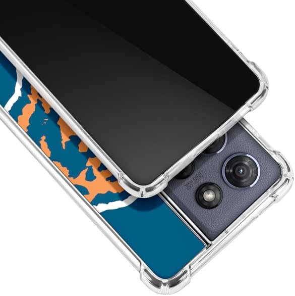 Skinit Clear Phone Case Compatible with Moto G Play 5G (2025) - Officially Licensed NFL Chicago Bears Retro Logo Design