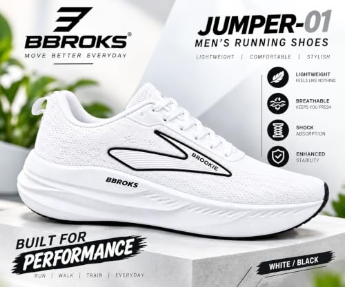 Buy Men's Sports Running Shoes White - Image 3