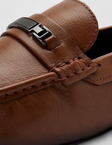 Image of Lee Cooper Mens Leather Regular Slipon Mens Loafers Loafer