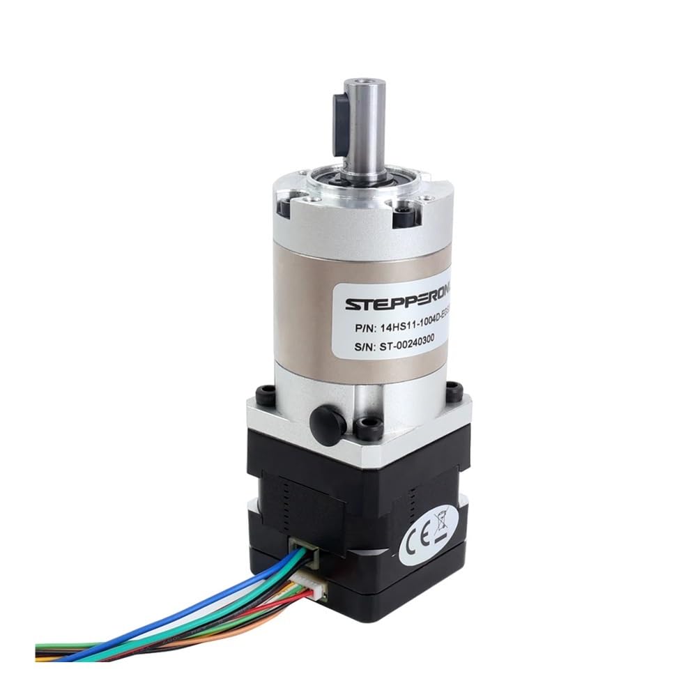 ROUPWKWO Nema 14 Gear Ratio 20:1 High Precision Gearbox Stepper Electronic Starter Speed Reducer with Magnetic Encoder