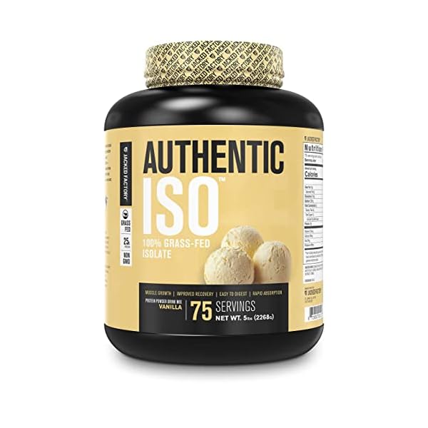 Authentic ISO Grass Fed Whey Protein Isolate Powder Low Carb, NonGMO