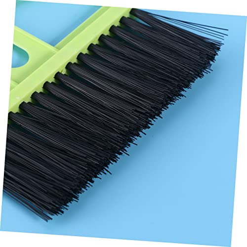 OUNONA Mini Kehrbesen und Kehrschaufel Set für Käfigreinigung Reinigungsset Grün für Enge Räume Schreibtisch und Wiederverwendbar Reinigen – Bild 5
