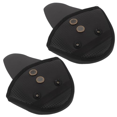 ORFOFE 2 Piezas Protectores de Orejas Desmontables para Casco Cubreorejas Cálidos y Ligeros para Moto y Ciclismo Reducción de Ruido del Viento Compatibles con Cascos Aplicables para