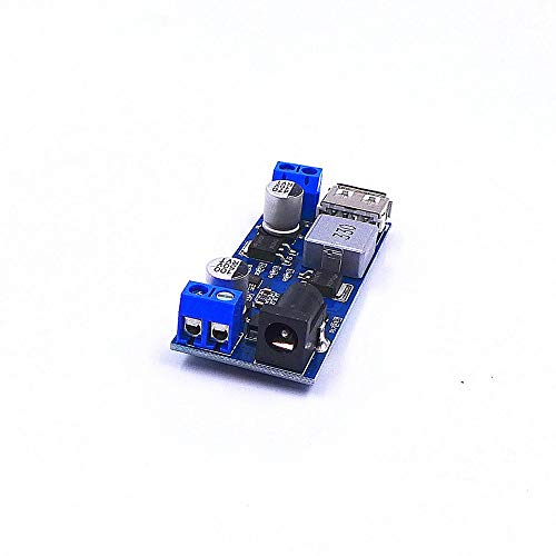 JZK 24V / 12V tot 5V 5A Power Buck DC-DC Power Down Module Voeding Video Converter Board met LED's - Image 5