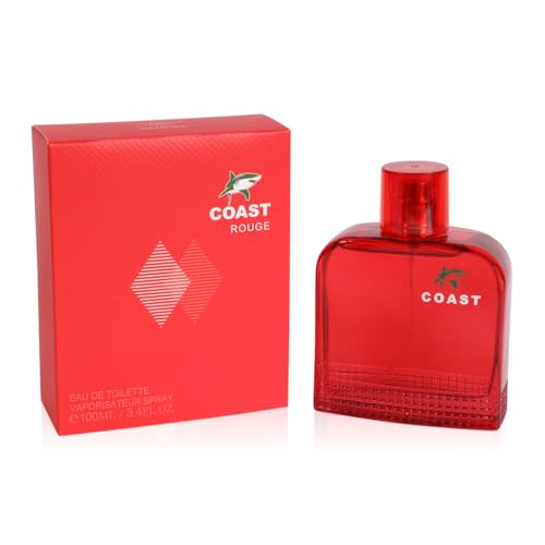 Coast Rouge Spray Cologne - Eau De Toilette for Men - 3.4 fl.oz