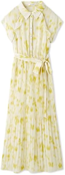 フレイ アイディー] ステンカラープリーツプリントワンピ FWFO251077  