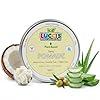 LUCCI’S CHILDRENS GROOMING SUPPLY Baby Hair Gel – 5oz Plant-Based Styling Hair Pomade for Infants – No Parabens or Sulphates – Medium Shine and Strong Hold Hair Paste for Kids